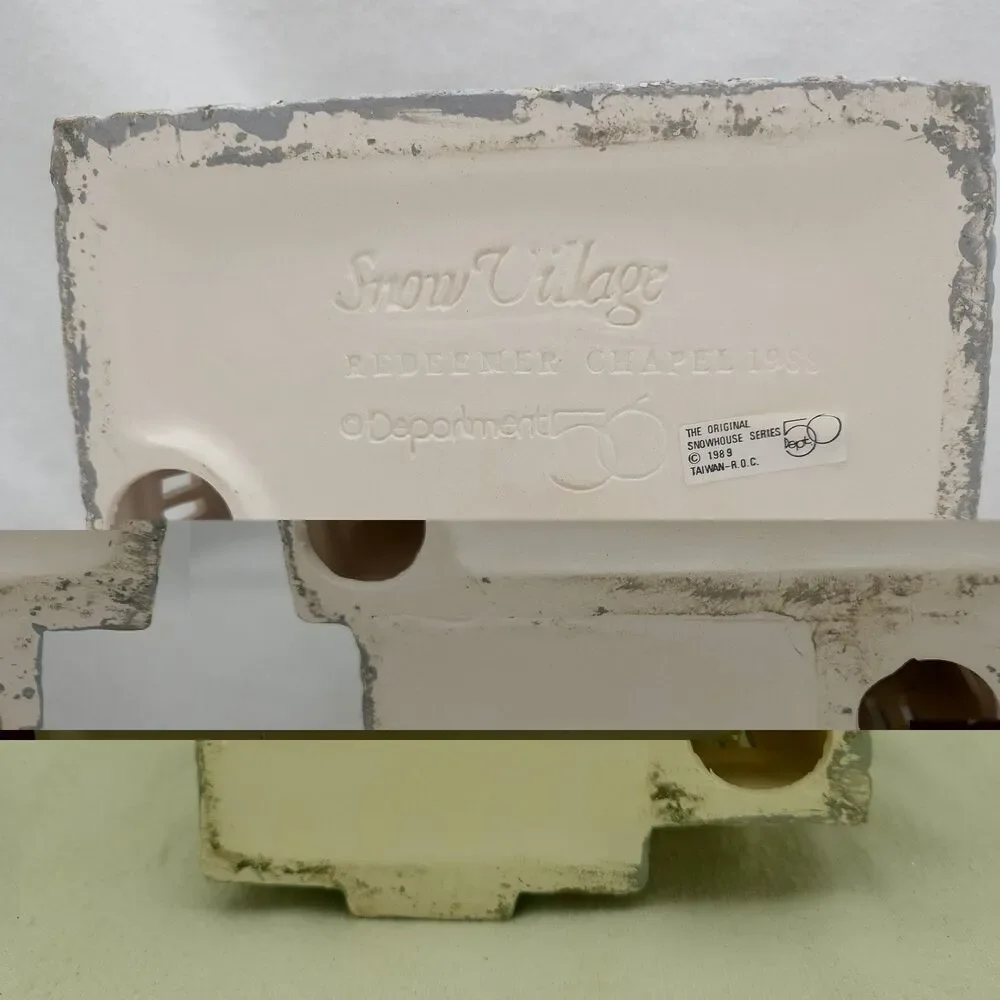 House Dept 56 Snow Village Redeemer Church Illuminated 5127-6 Retired 1988